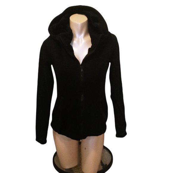Active Life Jackets & Blazers - WOMENS ACTIVE LIFE BLACK HOODED JACKET SMALL